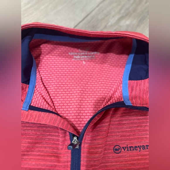 (New) Vineyard Vines Sankaty Performance Half Zip Pullover | Mens Size Large - Picture 6 of 7